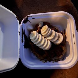Waffallonia - Namur - banana and nutella