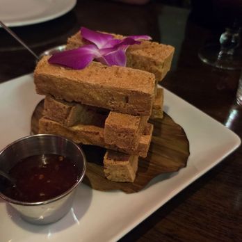 Wild Orchid - Fried tofu with peanut sauce and sweet and sour sauce - Thai Near Me - Tacoma, Washington Wild Orchid - Fried tofu with peanut sauce and sweet and sour sauce - Thai Near Me - Tacoma, Washington