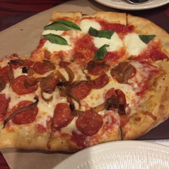 Cornerstone Pie - 1/2 Pepperoni and onions 1/2 margarita - Pizza Near Me - Ellensburg, Washington