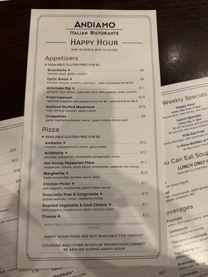 Menu photo 3 Andiamo Italian Ristorante Eagan, MN
