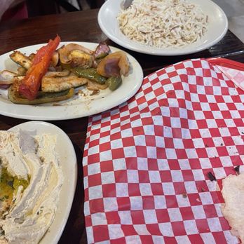 Jerusalem Grill - Hummus, veggies, and rice - Mediterranean Near Me - San Antonio, Texas