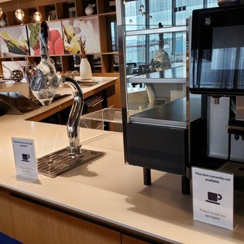 Lufthansa Lounge - a coffee machine - Airport Lounges Near Me - Boston, Massachusetts Lufthansa Lounge - a coffee machine - Airport Lounges Near Me - Boston, Massachusetts