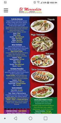 Menu photo 6 el mercadito Sicklerville, NJ Menu photo 6 el mercadito Sicklerville, NJ