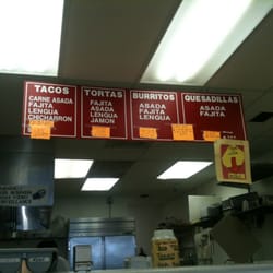 Taqueria El Primo - Menu