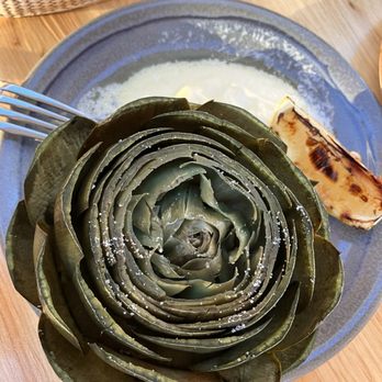 Restaurant Gorilla - Artichoke w butter.. ok but plain - Italian Near Me - Copenhagen, 84 Restaurant Gorilla - Artichoke w butter.. ok but plain - Italian Near Me - Copenhagen, 84