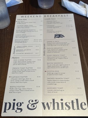 Menu photo 1 The Pig & Whistle Cocoa Beach, FL