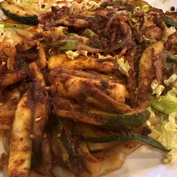 Surah - Squid stir fry - Korean Near Me - Orlando, Florida Surah - Squid stir fry - Korean Near Me - Orlando, Florida