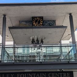 The Clock at the Fountain Centre - The Alice Clock at Fountain Centre, Belfast