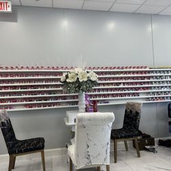 Miss Nail Lounge - A vast amount of nail color selections and services. It's well organized and clean.