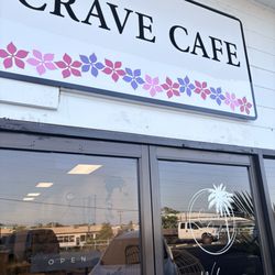Crave Cafe - Coffee Shop sign