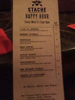 Menu photo 4 Stache Drinking Den Fort Lauderdale, FL Menu photo 4 Stache Drinking Den Fort Lauderdale, FL