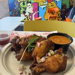 Voodoo Spiced Wings - 6 piece