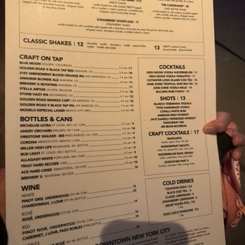Black Tap - Anaheim - Beverage menu - Burgers Near Me - Anaheim, California Black Tap - Anaheim - Beverage menu - Burgers Near Me - Anaheim, California