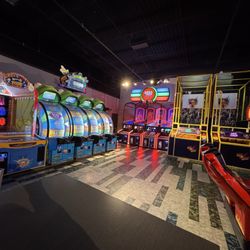 Cinergy Tulsa - These are only some of the many games you can play. Good food and adult drinks are available too!