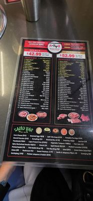 Menu photo 1 K-Top Korean BBQ Temecula, CA