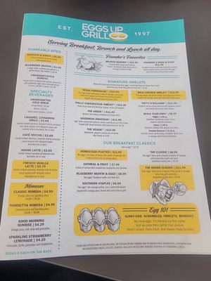 Menu photo 6 Eggs Up Grill Jacksonville, NC
