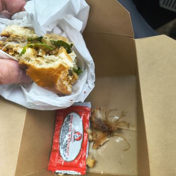 Egghead Sando Cafe - That bottom piece was not chewable and some in the burger was getting there as well... Need better QC! The Chic - Fast Food Near Me - Santa Clara, California Egghead Sando Cafe - That bottom piece was not chewable and some in the burger was getting there as well... Need better QC! The Chic - Fast Food Near Me - Santa Clara, California