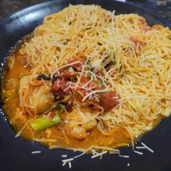 The Sticky Elbow - Seafood pasta. Perfectly cooked shrimp and scallops - New American Near Me - Williamsport, Pennsylvania