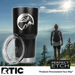 RTIC cups at half the price of another brand. Get yours today that is perfect etched with your logo, team name, name, other ...