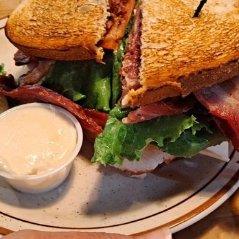 Julian Cafe - This club sandwich is huge easily shareable. - Bakeries Near Me - Julian, California