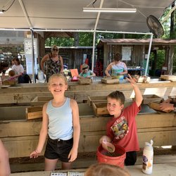 Blue Diamond - Panning troughs