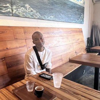 Three Ships Coffee Roasters - Bae and Espresso, booth style seating. - Coffee & Tea Near Me - Virginia Beach, Virginia