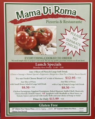 Menu photo 3 Mama Di Roma Fairmont, WV