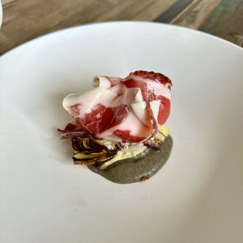 Edan Bistro - Iberico Ham, Artichokes & Eggplant - Basque Near Me - North Miami, Florida Edan Bistro - Iberico Ham, Artichokes & Eggplant - Basque Near Me - North Miami, Florida