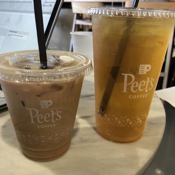 Capital One Café - Iced Vanilla Latte (Small) & Iced Green Tea Tropical ( Large). - Coffee & Tea Near Me - Glendale, California Capital One Café - Iced Vanilla Latte (Small) & Iced Green Tea Tropical ( Large). - Coffee & Tea Near Me - Glendale, California