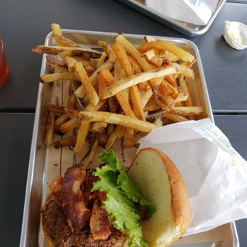 BurgerFi - Double bacon burger and fries... - Burgers Near Me - Lake Mary, Florida BurgerFi - Double bacon burger and fries... - Burgers Near Me - Lake Mary, Florida