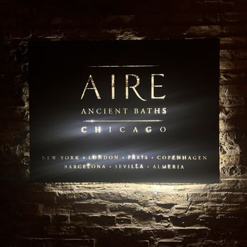 AIRE Ancient Baths - Chicago - Sign - Day Spas Near Me - Chicago, Illinois AIRE Ancient Baths - Chicago - Sign - Day Spas Near Me - Chicago, Illinois