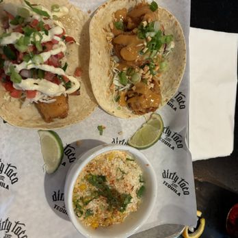 Dirty Taco and Tequila - Vietnamese shrimp taco, classic baja taco, and Mexican street corn. - Tacos Near Me - Smithtown, New York Dirty Taco and Tequila - Vietnamese shrimp taco, classic baja taco, and Mexican street corn. - Tacos Near Me - Smithtown, New York