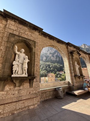Santa Maria de Montserrat Abbey by null