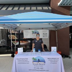 South Beach Wellness Center - South Beach Wellness Center Vendor Set up.