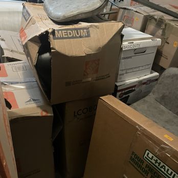 Scout Relocation - Crushed boxes - Movers Near Me - Reseda, California