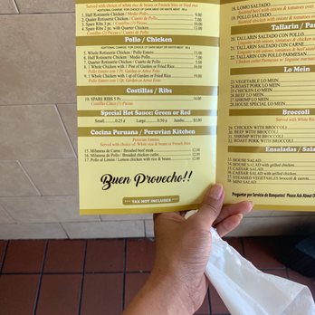 Chicken Festival - a person holding up a menu - Barbeque Near Me - Astoria, New York