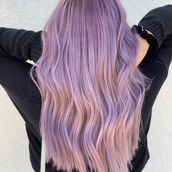 Nielle Styles - Dusty rose quartz hair - Hair Stylists Near Me - San Mateo, California