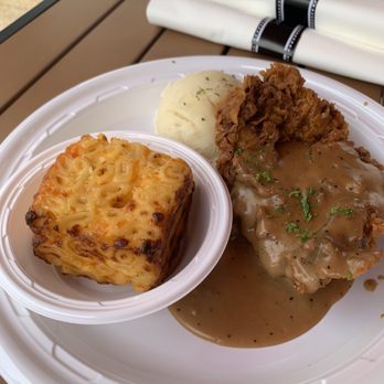 Julep Kitchen & Bar - Country fried steak, Mashed Potatoes & Gravy and Baked Mac N' Cheese - Barbeque Near Me - Annapolis, Maryland Julep Kitchen & Bar - Country fried steak, Mashed Potatoes & Gravy and Baked Mac N' Cheese - Barbeque Near Me - Annapolis, Maryland