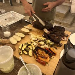 Spain to Go - Potatoes, vegetables, and steaks. And chef Jesus.