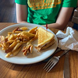 Grilled Fried Cheese Melt