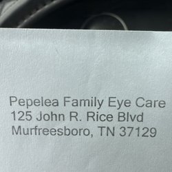 Pepelea Family Eye Care
