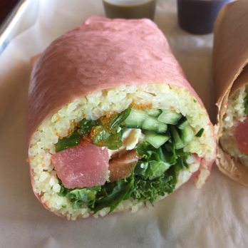 The Low-Key Poke Joint - Pink soy wrapped poke - Poke Near Me - Riverside, California