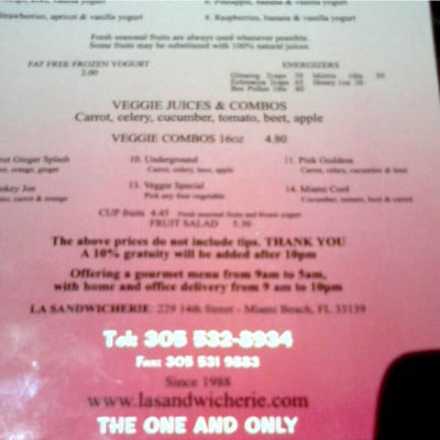 La Sandwicherie Miami Beach by null La Sandwicherie Miami Beach by null