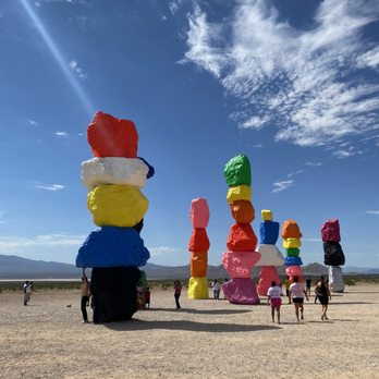 Seven Magic Mountains - Public Art Near Me - Las Vegas, Nevada