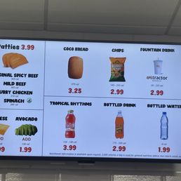 À la carte menu À la carte menu