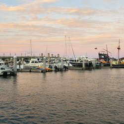 Saint Augustine Sea Wall - View of the marina from the Saint Augustine sea wall.