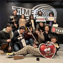 Time Escape - A group of students from Japan playing at our escape room to improve their English skills!