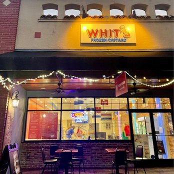 Whit’s Frozen Custard - Entrance & Outdoor Seating - Ice Cream & Frozen Yogurt Near Me - DeLand, Florida Whit’s Frozen Custard - Entrance & Outdoor Seating - Ice Cream & Frozen Yogurt Near Me - DeLand, Florida
