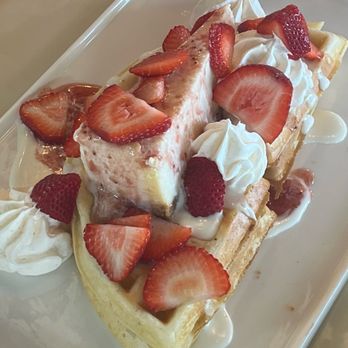 Manny's Restaurant - Strawberry cheesecake French Toast - Burgers Near Me - Victorville, California Manny's Restaurant - Strawberry cheesecake French Toast - Burgers Near Me - Victorville, California