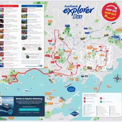 Auckland Explorer Bus - Route map